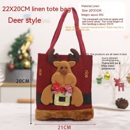 image-Christmas Decorative Handbag Cute Simple