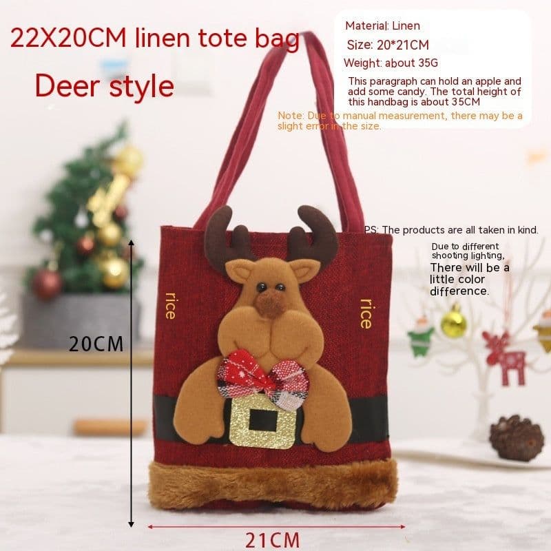 image-Christmas Decorative Handbag Cute Simple