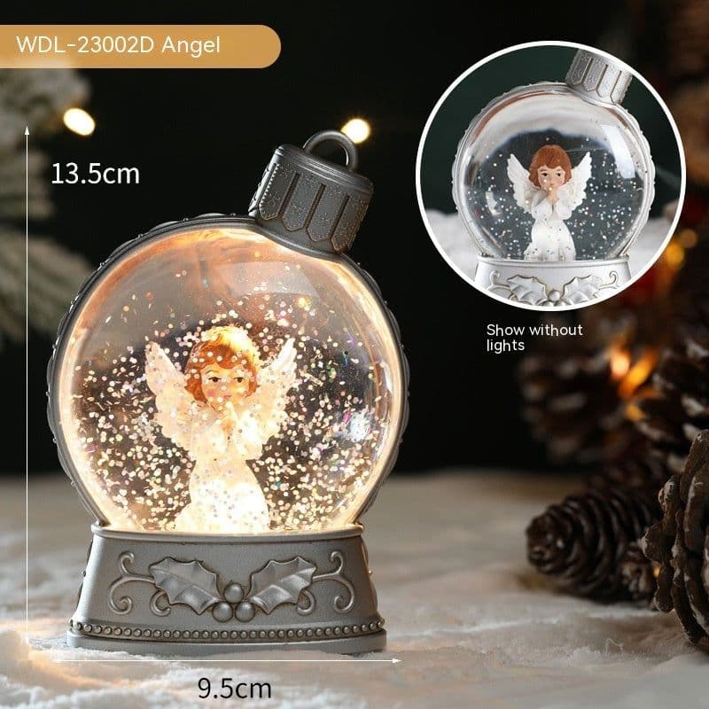 image-Christmas Holiday Decorations Luminous Simulation Flat Light LED Decoration Scene Layout Flame Light Home Decor