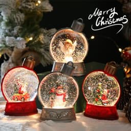 image-Christmas Holiday Decorations Luminous Simulation Flat Light LED Decoration Scene Layout Flame Light Home Decor