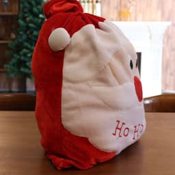 image-Santa Claus Golden Velvet Cloth Candy Backpack