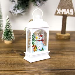 image-Christmas Decorations Portable Christmas Light Painted Transparent Ornaments