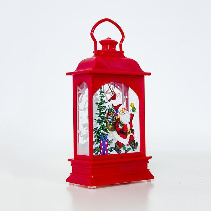 image-Christmas Decorations Portable Christmas Light Painted Transparent Ornaments