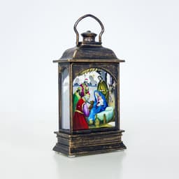image-Christmas Decorations Portable Christmas Light Painted Transparent Ornaments