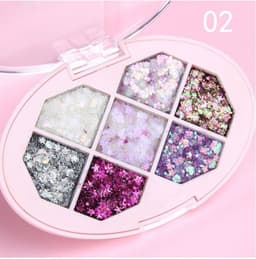 image-Face Jewels Eyeshadow Shimmer Pigment Body Face Eye Glitter Sequin Gel Cream Eye Shiny Skin Face Festival Cosmetic Glitter