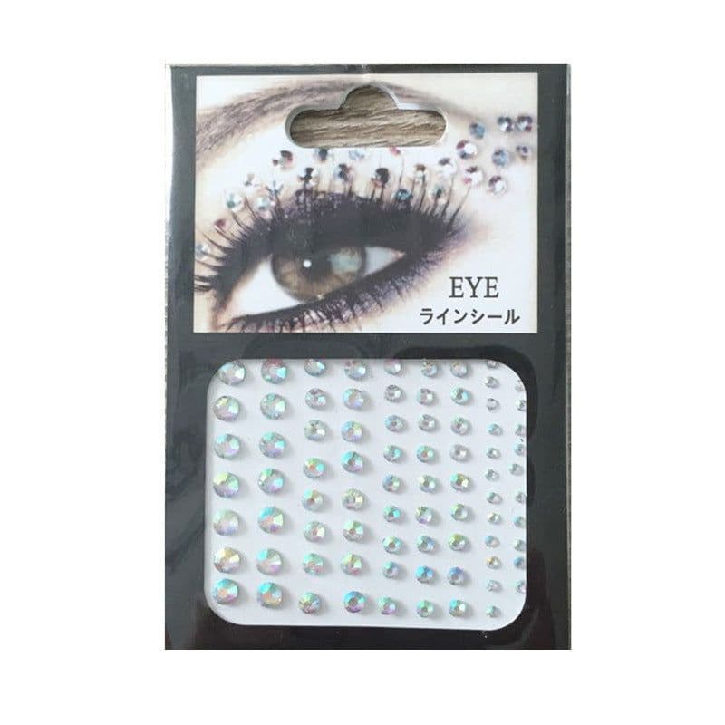image-Tear Eye Makeup Stickers Eye Jewelry Tear Mole Patches Bright Water Glitter Diamond Glitter Sequins Childrens Show