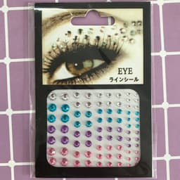 image-Tear Eye Makeup Stickers Eye Jewelry Tear Mole Patches Bright Water Glitter Diamond Glitter Sequins Childrens Show