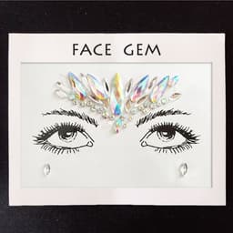 image-Tear Eye Makeup Stickers Eye Jewelry Tear Mole Patches Bright Water Glitter Diamond Glitter Sequins Childrens Show