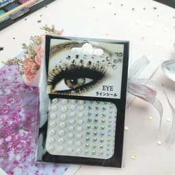 image-Tear Eye Makeup Stickers Eye Jewelry Tear Mole Patches Bright Water Glitter Diamond Glitter Sequins Childrens Show
