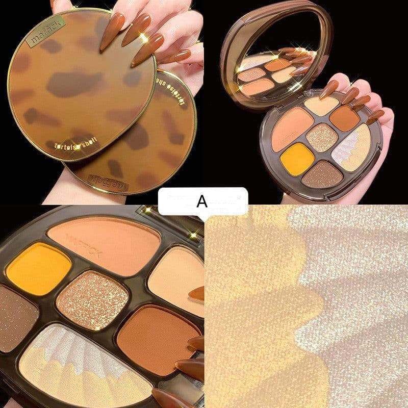 image-Eyeshadow Palette Pearlescent Matte Earth Color Eyeshadow Palette Makeup