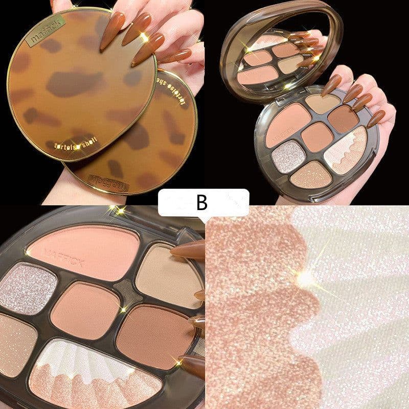 image-Eyeshadow Palette Pearlescent Matte Earth Color Eyeshadow Palette Makeup