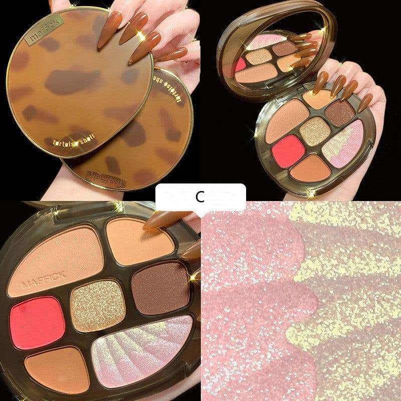 image-Eyeshadow Palette Pearlescent Matte Earth Color Eyeshadow Palette Makeup