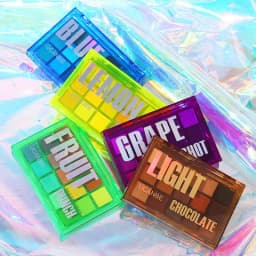 image-Makeup Sweet Party Eyeshadow Pallete Neon Palette 15 Shimmer Glitter Matte Shades Matellic Nude Blendable Pigment