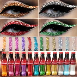 image-Color Eyeliner Glitter Pencil Women Party Smoky Sexy Eyes Liner Diamond Shining Glitter Eyeliner Makeup Cosmetics Beauty