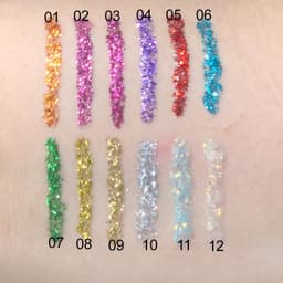 image-Color Eyeliner Glitter Pencil Women Party Smoky Sexy Eyes Liner Diamond Shining Glitter Eyeliner Makeup Cosmetics Beauty