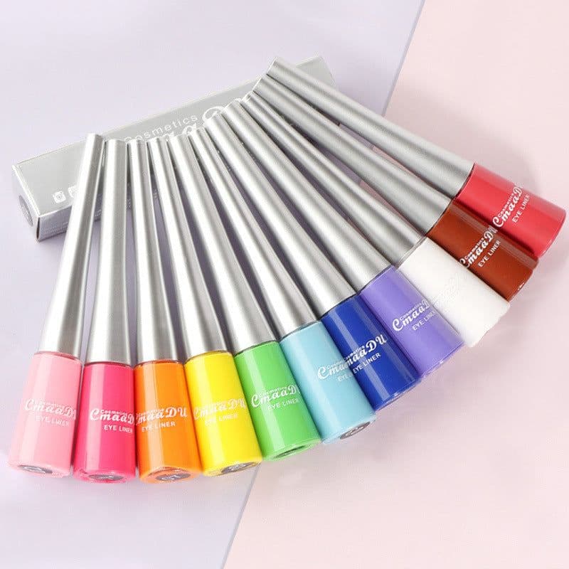 image-17 Color Liquid Eyeliner Matte Quick-Drying Color Eyeliner Lasting Non-Blooming Matte Glitter Eyeliner