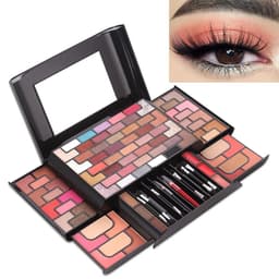 image-68 Colors Eye Shadow 8 Colors Blush 4 Colors Powder 3 Colors Eyebrow Powder Lipstick Makeup Set