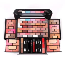 image-68 Colors Eye Shadow 8 Colors Blush 4 Colors Powder 3 Colors Eyebrow Powder Lipstick Makeup Set
