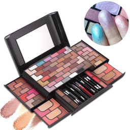 image-68 Colors Eye Shadow 8 Colors Blush 4 Colors Powder 3 Colors Eyebrow Powder Lipstick Makeup Set