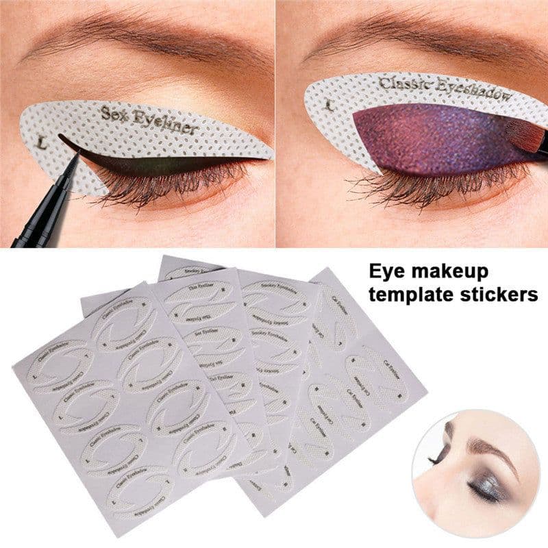 image-New Eyeshadow Eyeliner Makeup Template Sticker