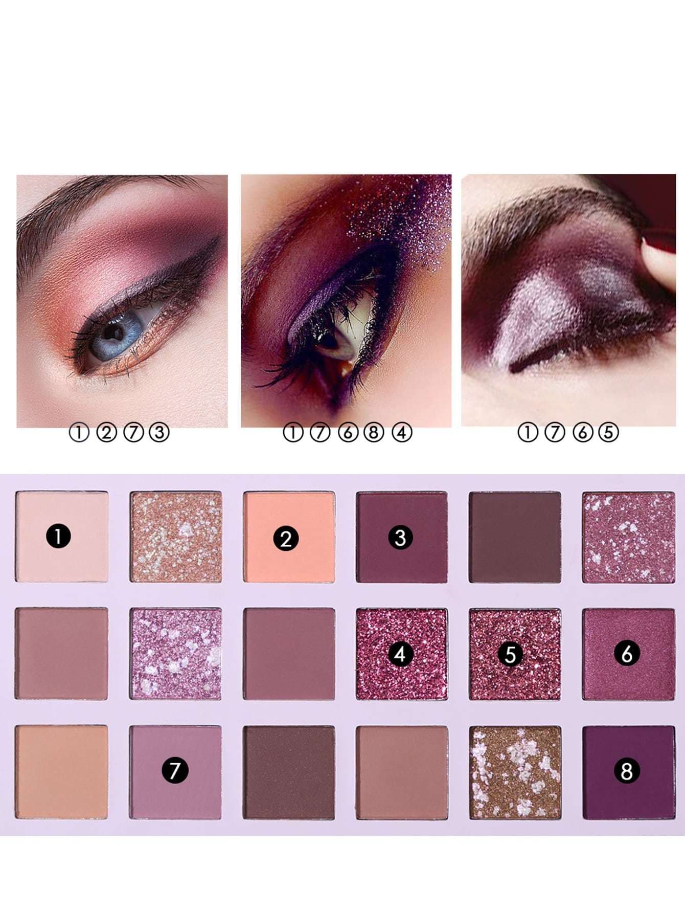 image-Desert Rose Eyeshadow Palette 18 Color Eyeshadow Palette