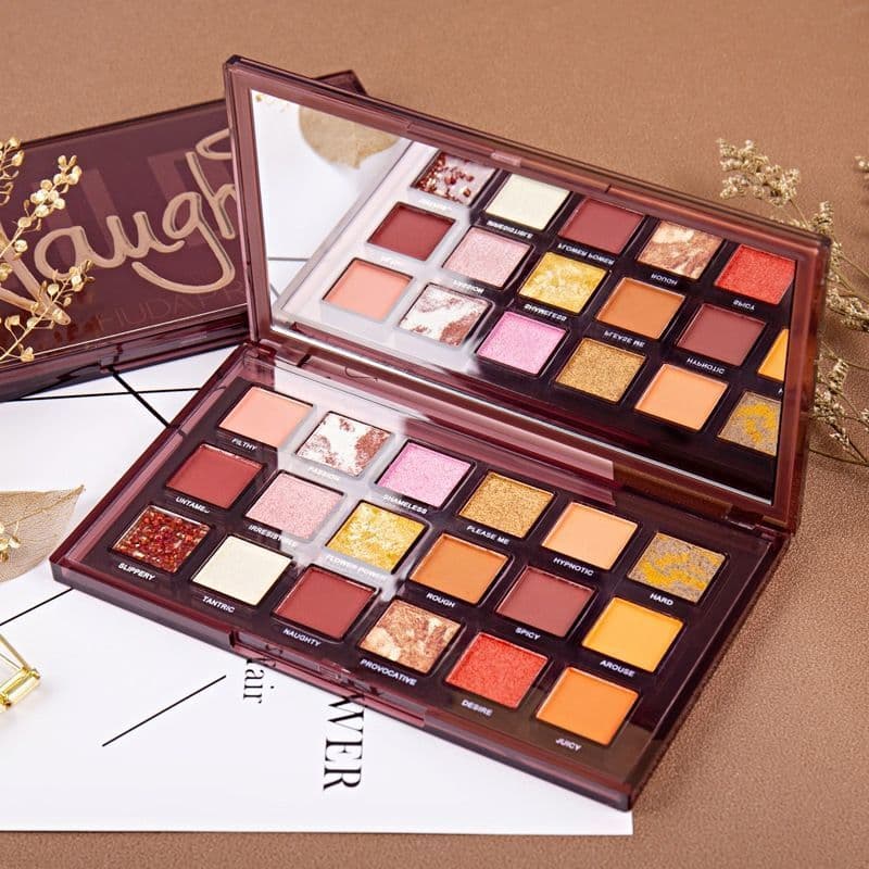 image-Makeup Palette 18 Color Eye Shadow Matte Bead Lazy Eye Shadow Palette