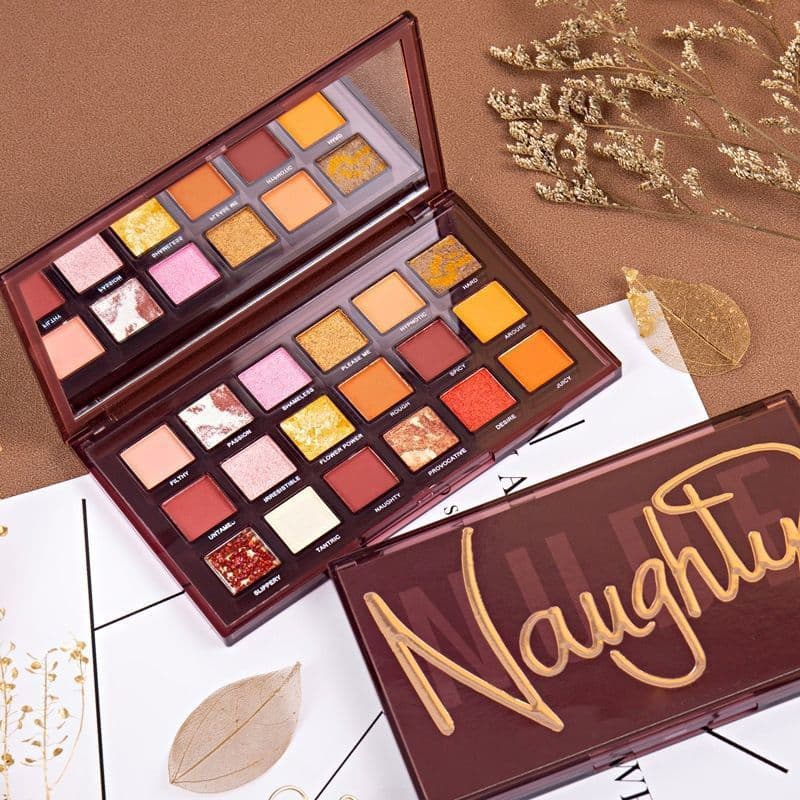 image-Makeup Palette 18 Color Eye Shadow Matte Bead Lazy Eye Shadow Palette