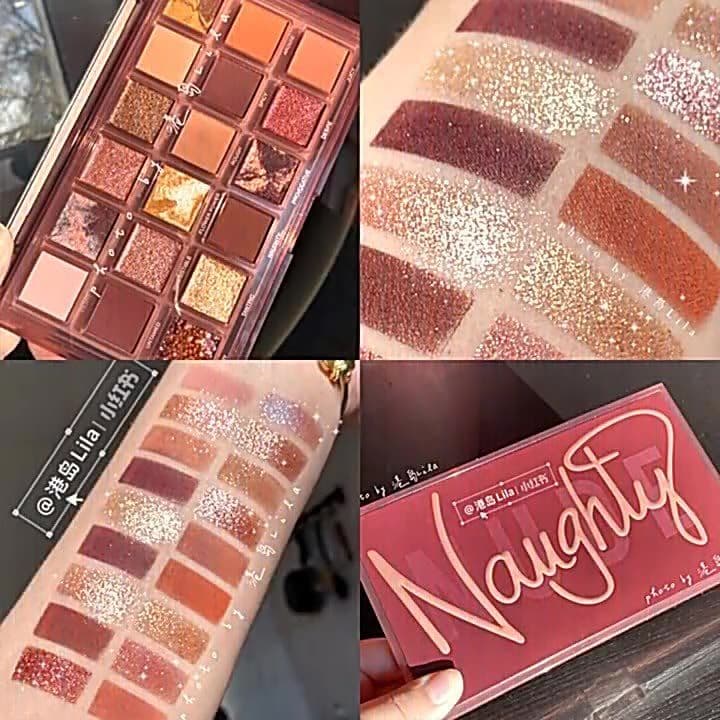 image-Makeup Palette 18 Color Eye Shadow Matte Bead Lazy Eye Shadow Palette