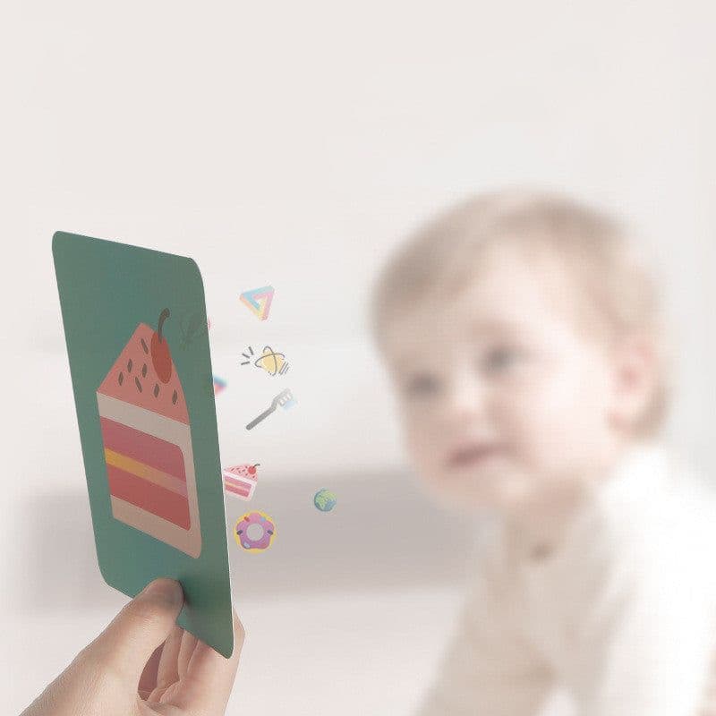 image-Black And White Cards Infant Early Learning Cognitive Cards Inspire Color Flash Card Toys