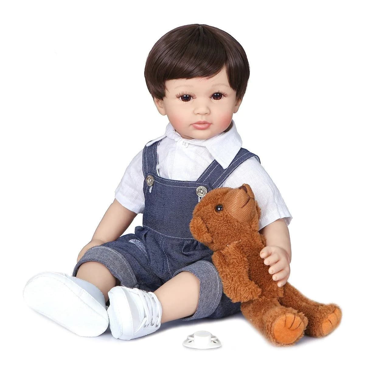 image-Reborn Baby Jeans 60 cm Baby Boy Simulation Doll