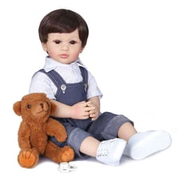 image-Reborn Baby Jeans 60 cm Baby Boy Simulation Doll