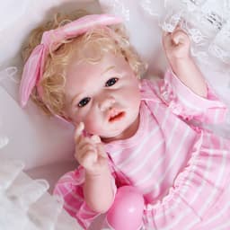 image-Reborn Toddler Full Body Silicone Reborn Toddler Full Body Silicone Simulation Doll Saskia