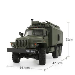 image-Toy Wheel Drive Model Car Child Military Remote Control Car Model