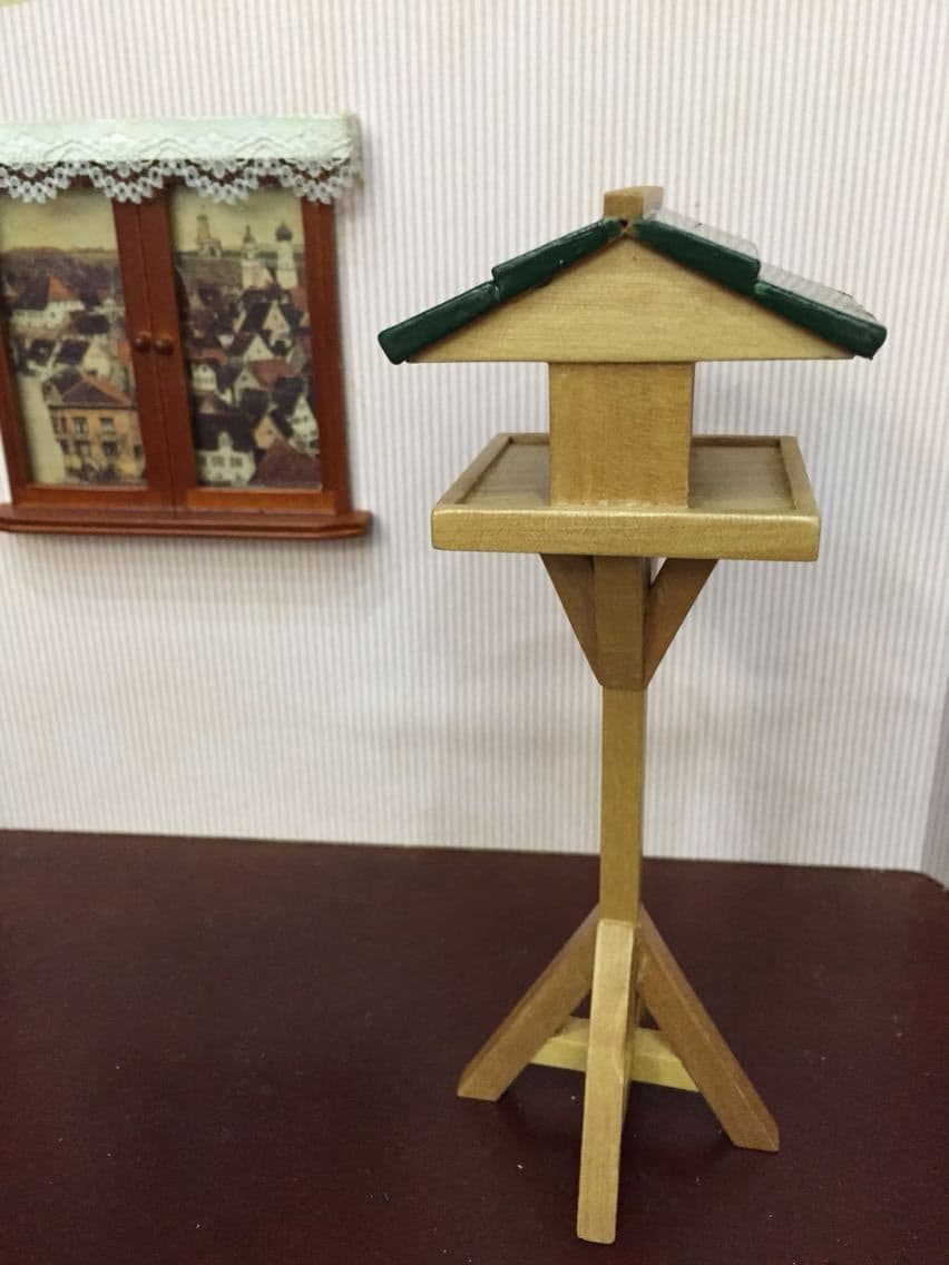 image-Mini Accessories Furniture Wooden Bird Stand
