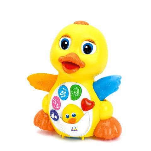 image-Swinging Big Yellow Duck Children's Educational Toy
