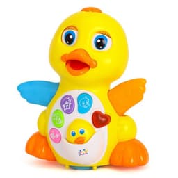 image-Swinging Big Yellow Duck Children's Educational Toy