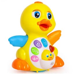 image-Swinging Big Yellow Duck Children's Educational Toy