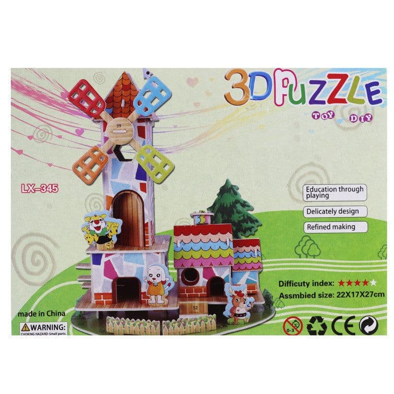 image-Children Puzzle Class Paper Diy Manual Jigsaw Toys