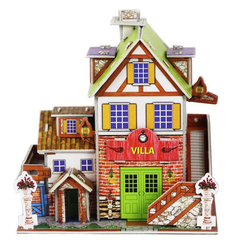image-Children Puzzle Class Paper Diy Manual Jigsaw Toys