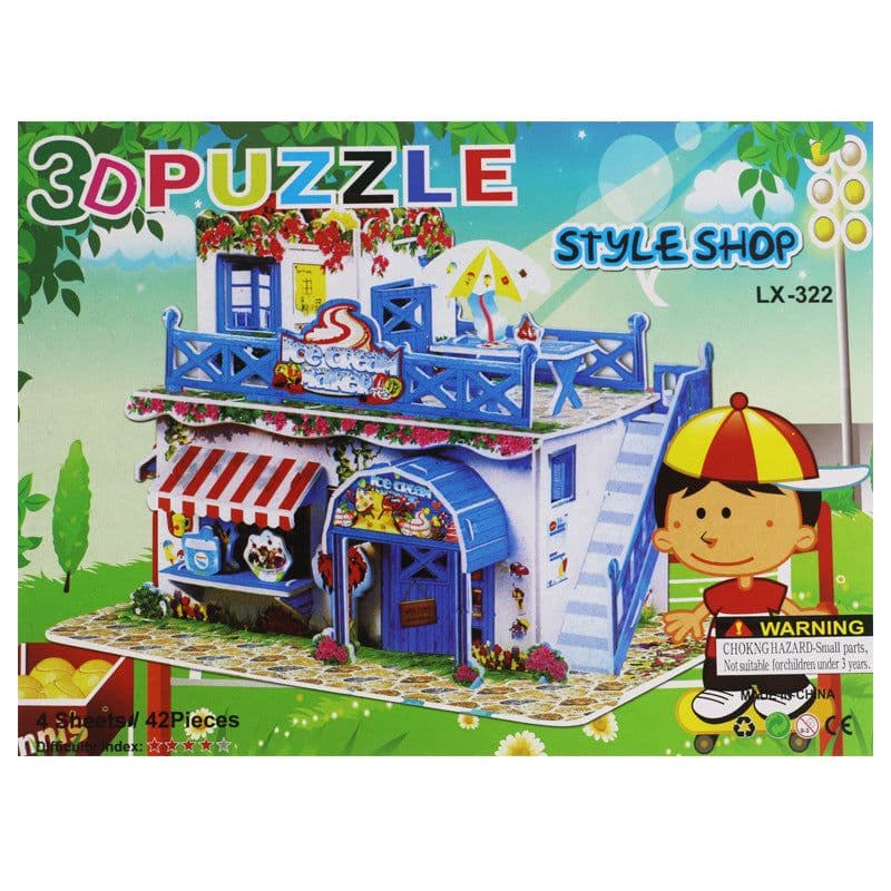 image-Children Puzzle Class Paper Diy Manual Jigsaw Toys