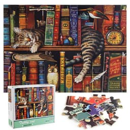 image-Lazy Tally Cats Adult 1000 Piece Puzzle