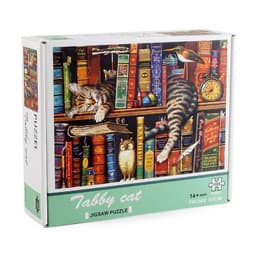 image-Lazy Tally Cats Adult 1000 Piece Puzzle