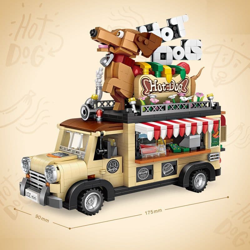image-Children's Puzzle Toy Boutique Car Assembled With Building Blocks