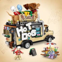 image-Children's Puzzle Toy Boutique Car Assembled With Building Blocks