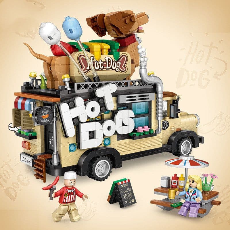 image-Children's Puzzle Toy Boutique Car Assembled With Building Blocks