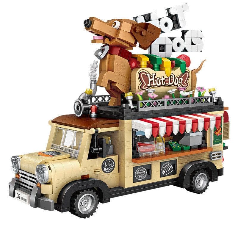 image-Children's Puzzle Toy Boutique Car Assembled With Building Blocks