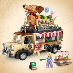 image-Children's Puzzle Toy Boutique Car Assembled With Building Blocks