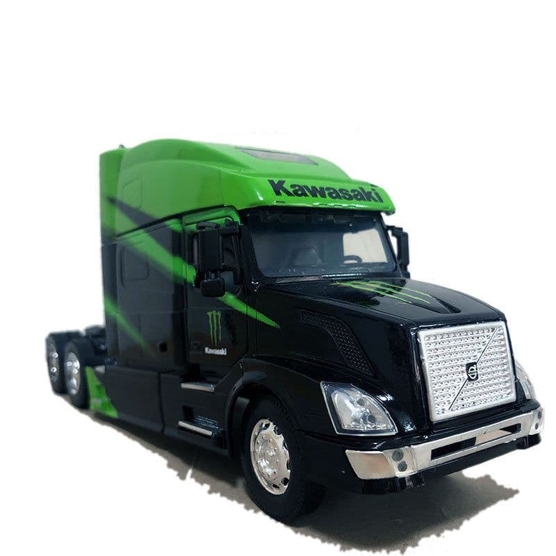 image-Race Truck Alloy Car Model Toy