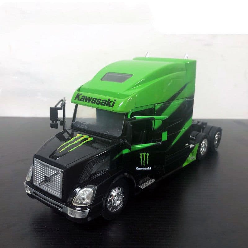 image-Race Truck Alloy Car Model Toy