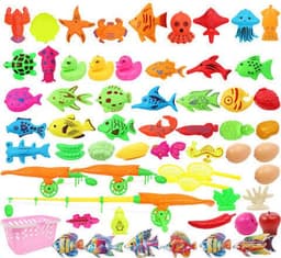 image-Puzzle Baby Children Fishing Toys Pool Set Magnetic